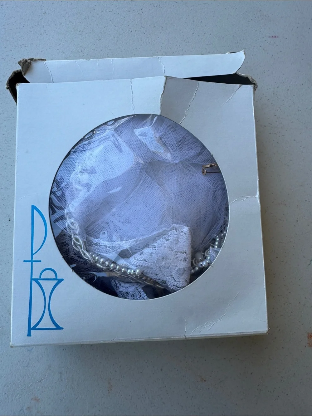 Vintage First Holy Communion Veil Abby Brand #825.